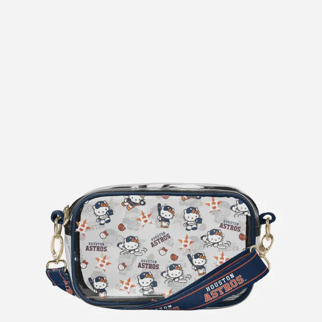 Hello Kitty x Houston Astros Clear Crossbody Bag gjennomsiktig veske 2 l