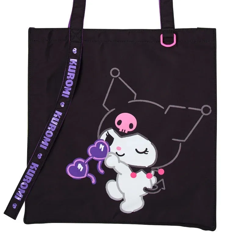 Hello Kitty Strike A Pose Series Kuromi Tote Bag vannavvisende bomull polyester