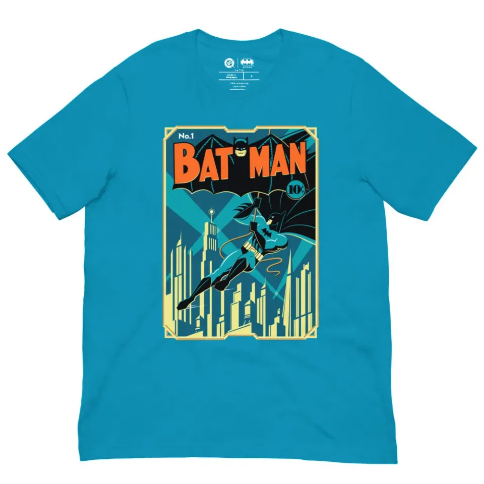 Batman Golden Age First Edition T-Shirt t-skjorte aqua bomull