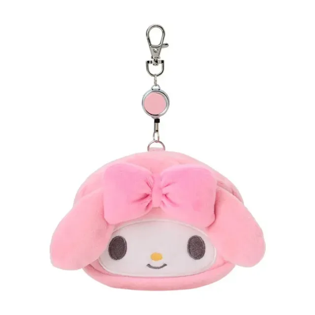 My Melody plysj-kortholder med uttrekkssnelle 15 cm