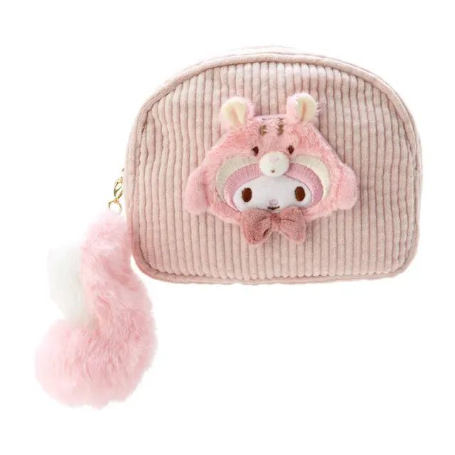 Hello Kitty Forest Friends Series My Melody Zipper Pouch kordfløyel