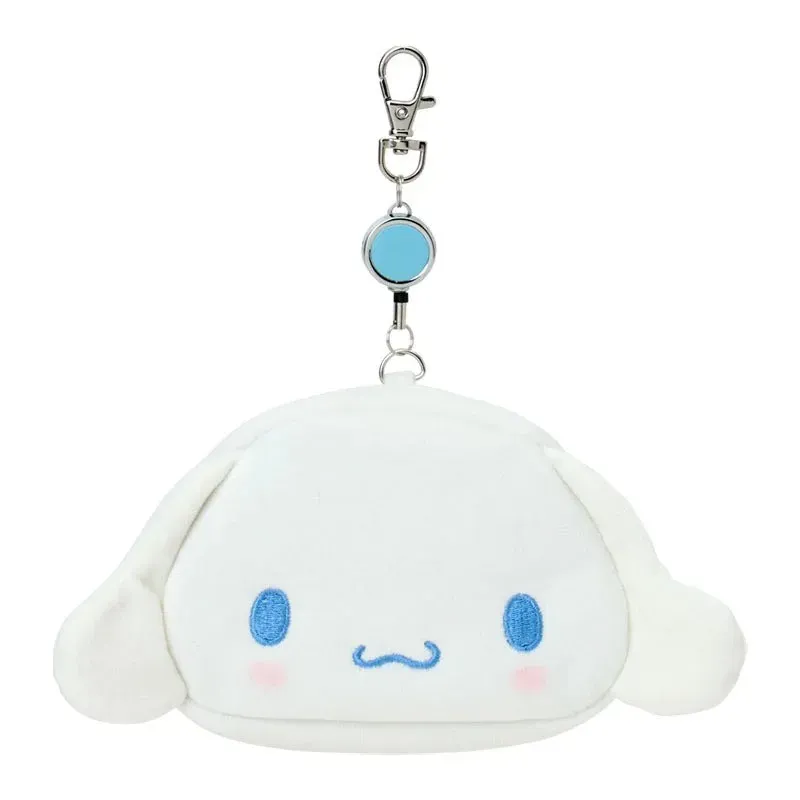 Hello Kitty Cinnamoroll Plush ID Badge Holder kortholder med uttrekkssnor