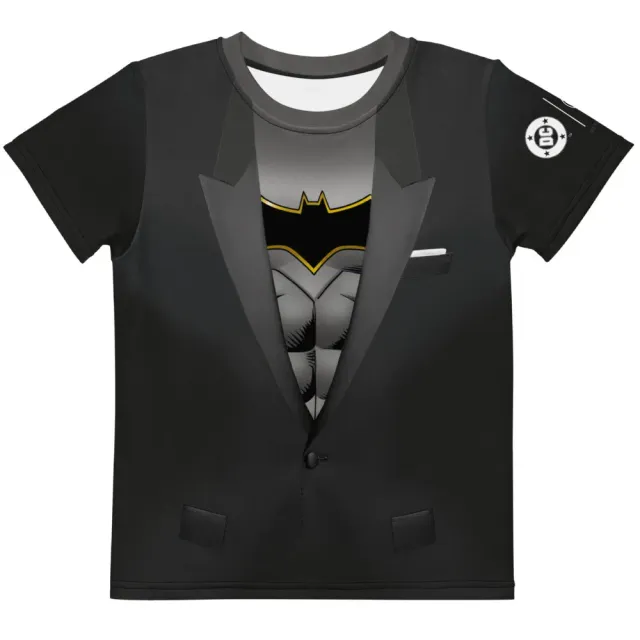Batman Reveal Cosplay T-skjorte for barn hvit 2T–7 polyester