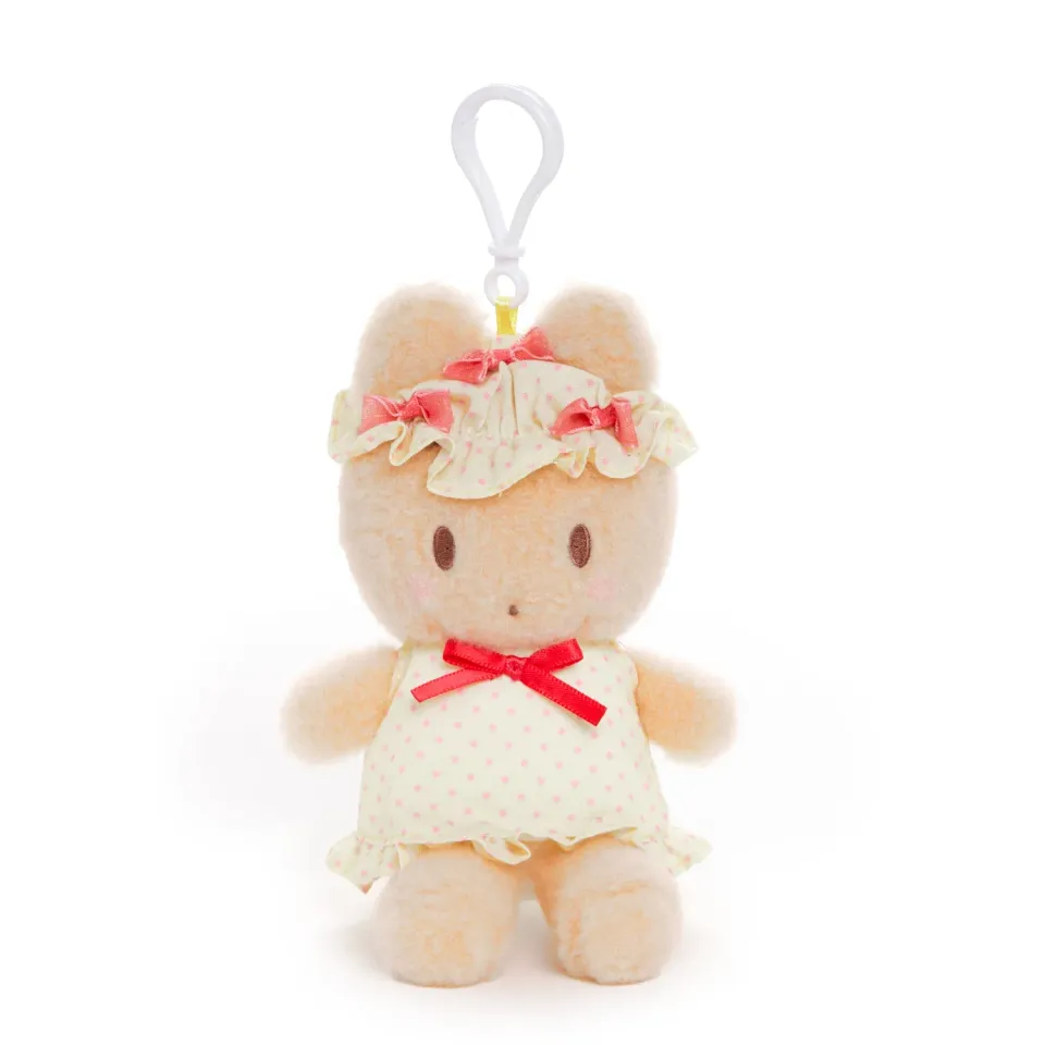 Hello Kitty Marroncream Plush Mascot Clip Nightcap Series-nøkkelring