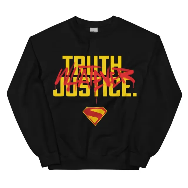 Batman Supergirl (2026 Movie) Truth Justice Whatever genser svart