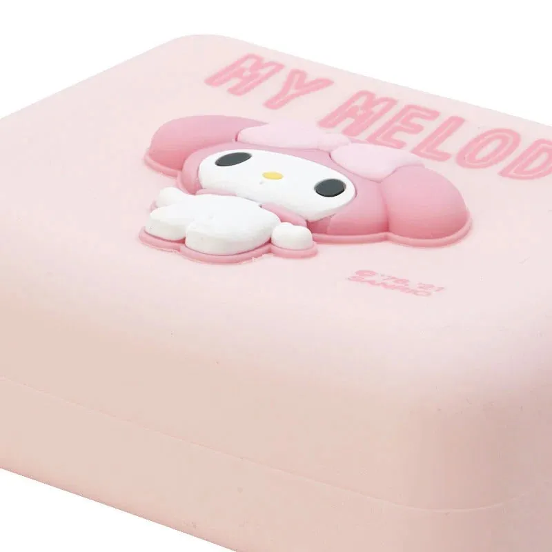 Hello Kitty My Melody mini silikonpung med karabinkrok