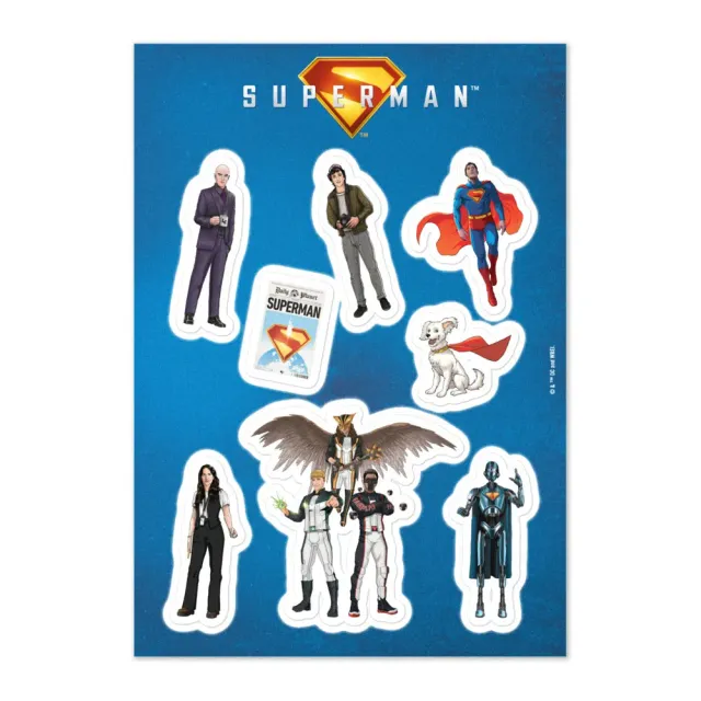 Superman (2025 Movie) Characters klistremerkeark