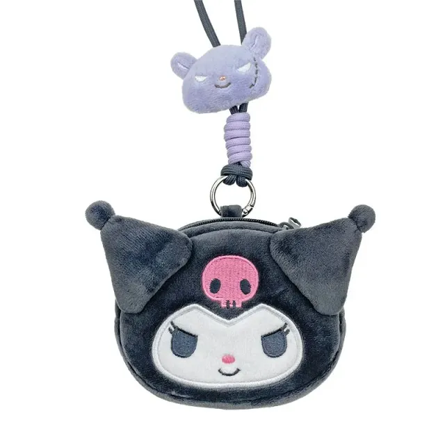 Hello Kitty Kuromi 2-Way Bestie nøkkelbånd med minipung