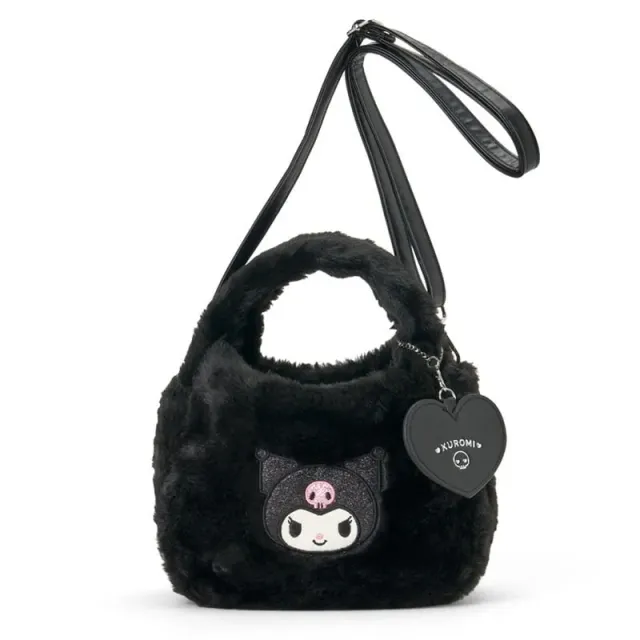 Hello Kitty Kuromi Plush Boa skulderveske avtagbar stropp
