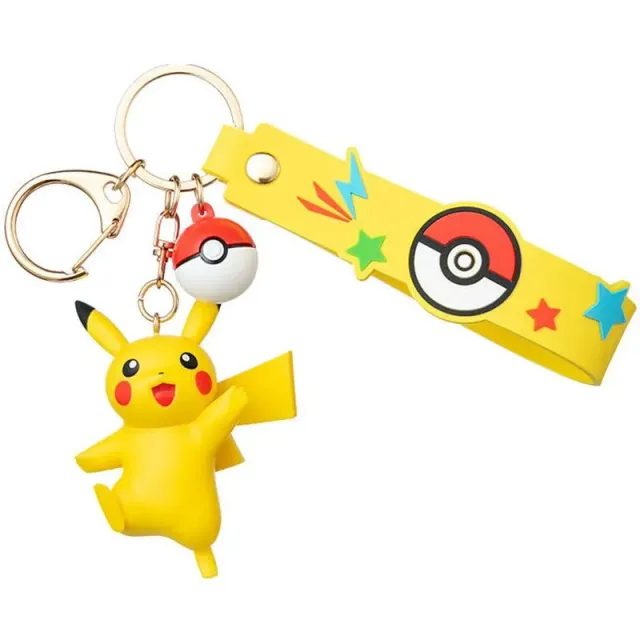 Neo Tokyo Pokemon Pikachu Mini-Figure nøkkelring 5 cm PVC