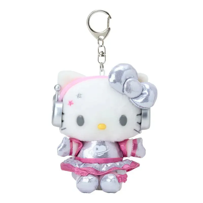 Hello Kitty Tokimeki Planet plysjnøkkelring romdrakt