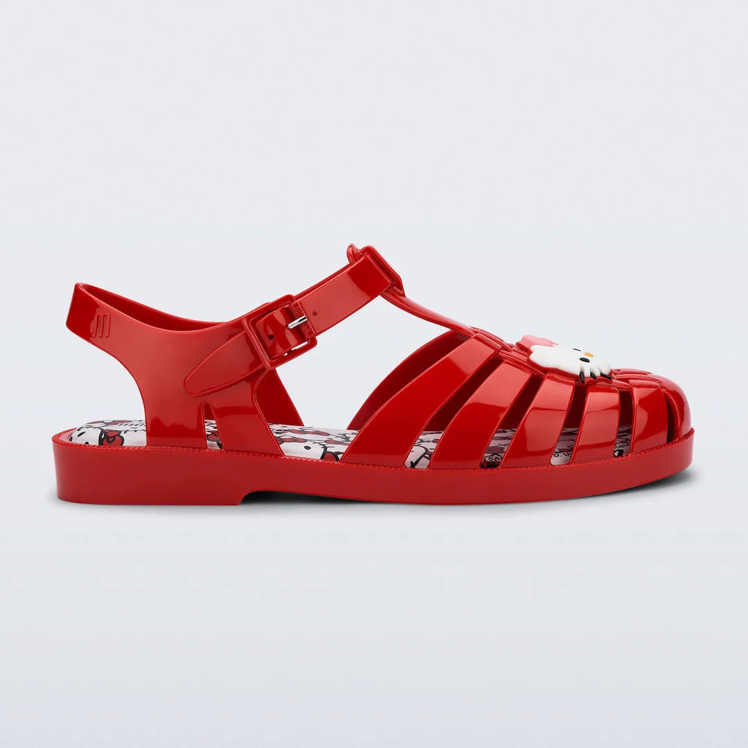 Hello Kitty Melissa Possession sandaler rød PVC