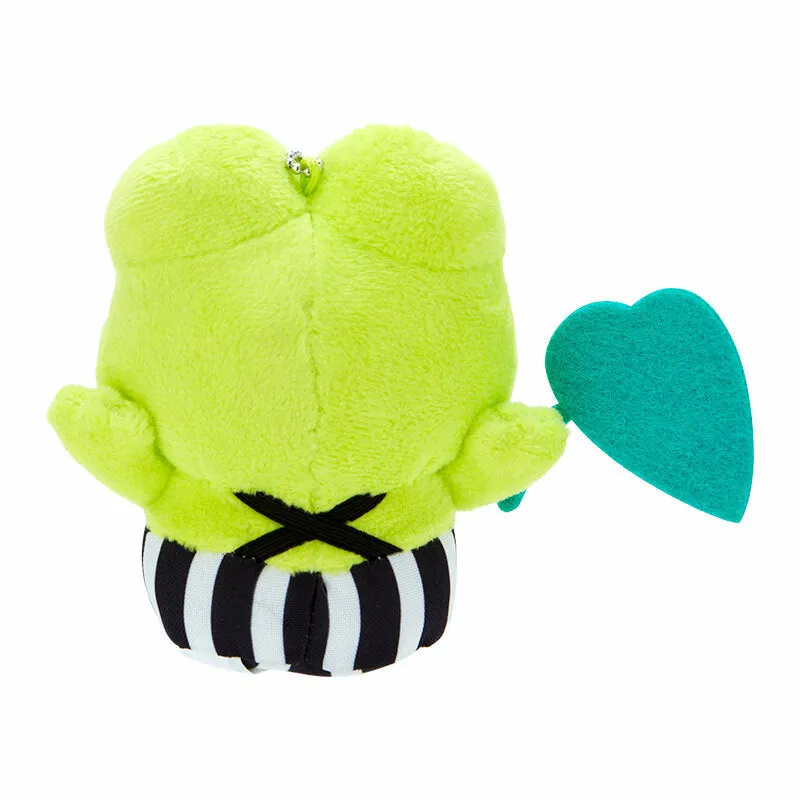 Hello Kitty Happy Song and Dance Keroppi nøkkelring kosedyr 5 tommer brodert
