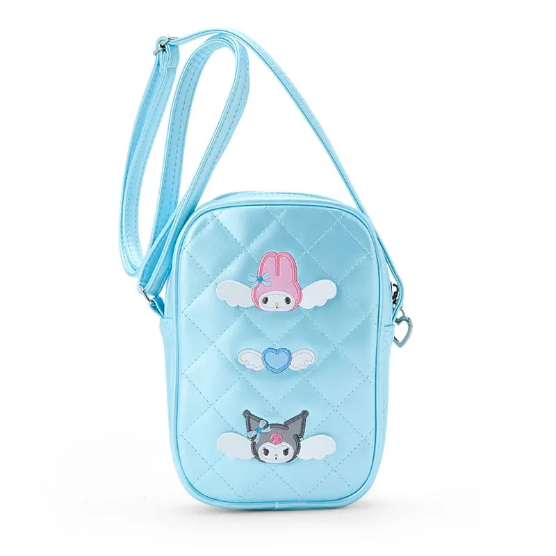 Hello Kitty Dreaming Angel Series Pt 2 Mini Crossbody-veske 5 × 1,5 × 8" quiltet