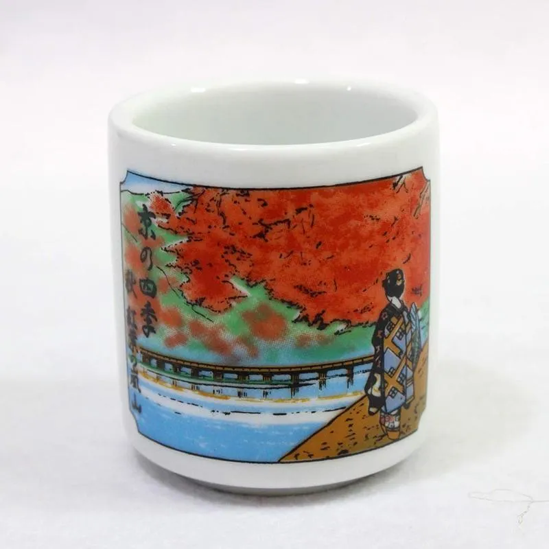 Neo Tokyo Four Seasons of Kyoto guinomi sakekopp-sett 5 deler