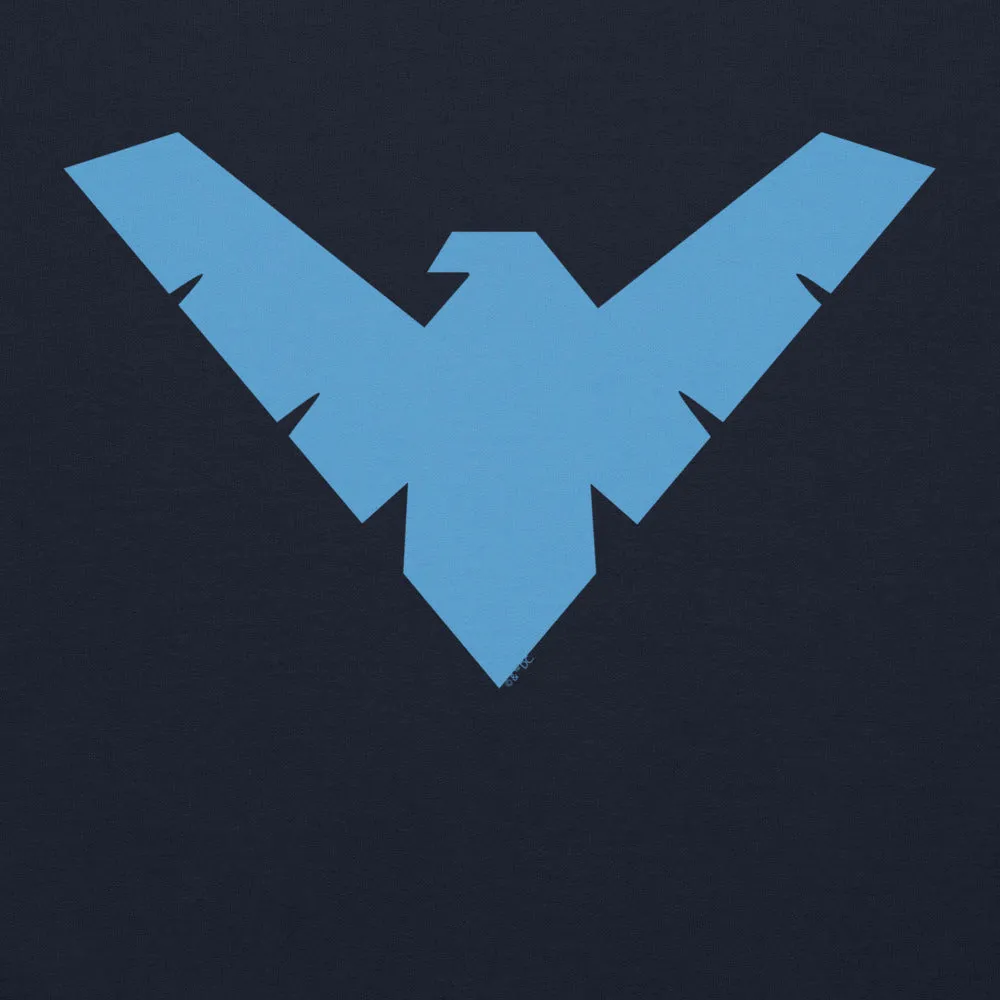Batman Nightwing Logo hettegenser svart
