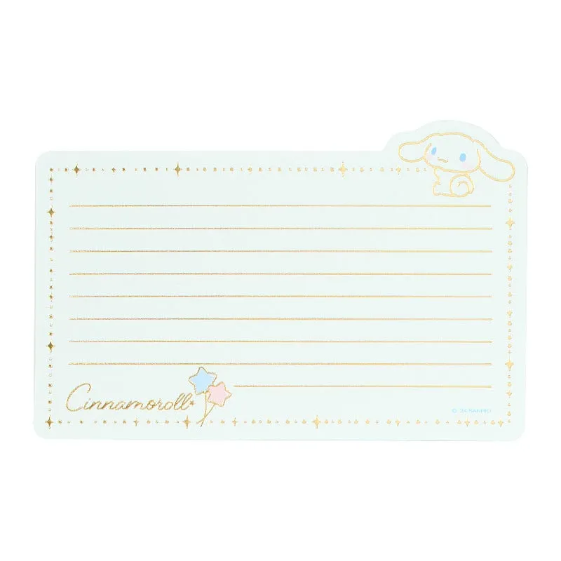 Hello Kitty Cinnamoroll Classic brevsett med gullfolie 6 ark