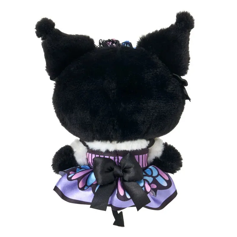 Hello Kitty Monarch Butterfly Kuromi plysj nøkkelring med sommerfugldetaljer