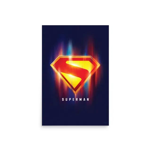 Superman (2025 Movie) Theatrical Logo plakat 20 × 30 tommer