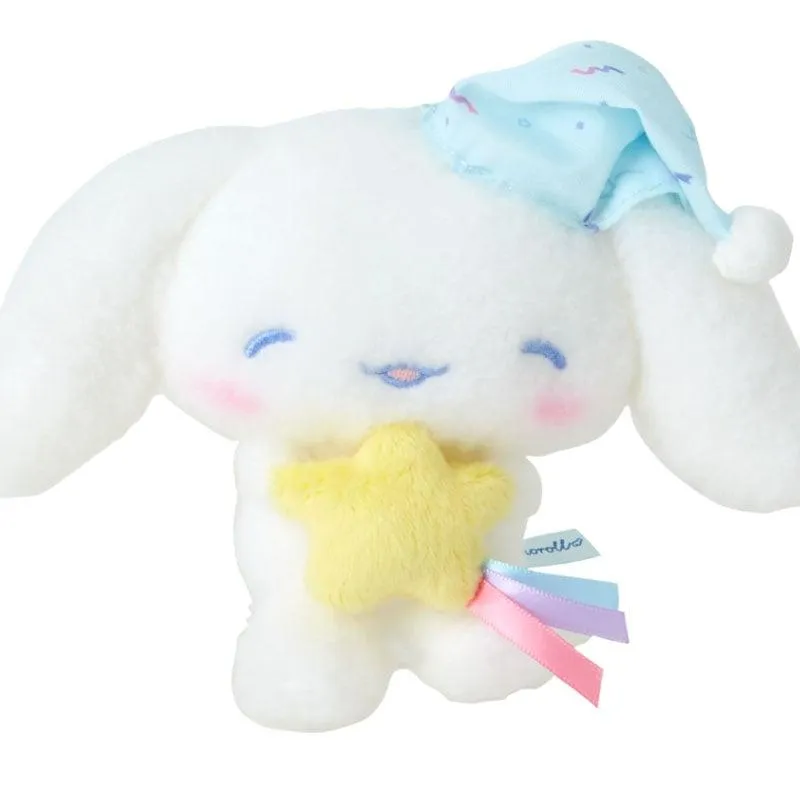 Hello Kitty Time for Bed Series Cinnamoroll Plush Keychain Mascot