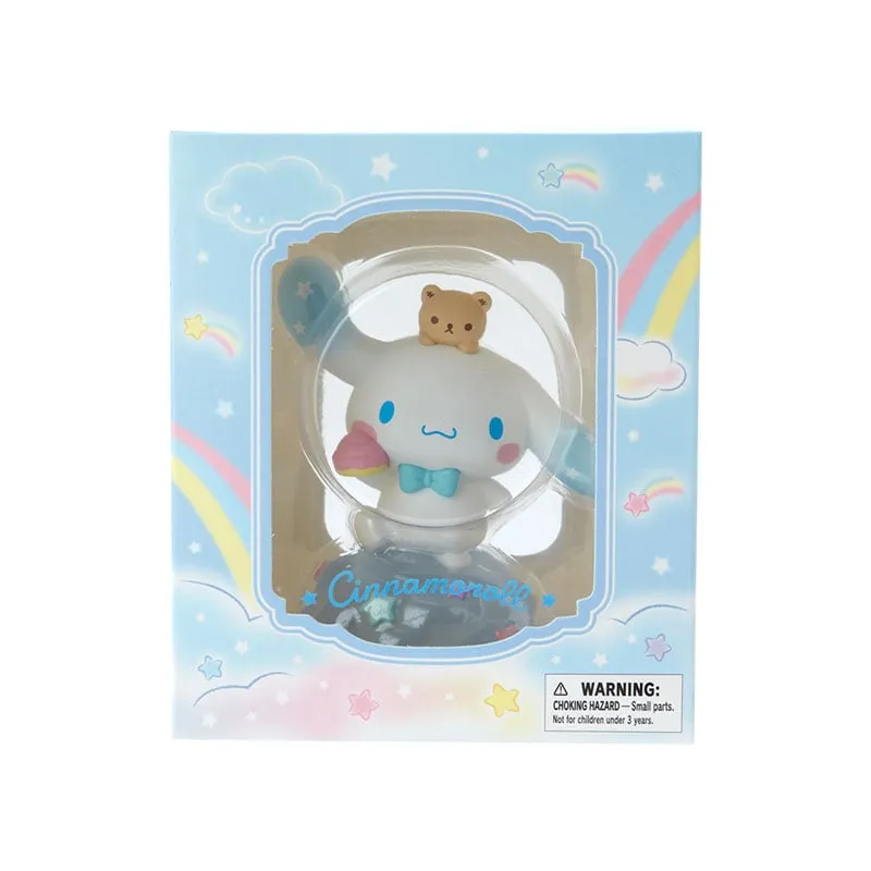 Hello Kitty Cinnamoroll minifigur i eske 4 tommer resin
