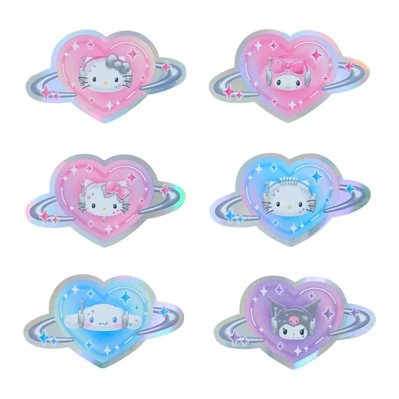 Sanrio Tokimeki Planet klistremerker 24 stk holografiske