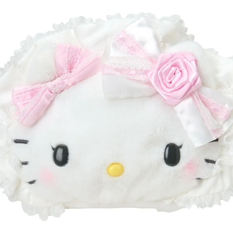 Hello Kitty Lace and Frills Series Plush Zipper Pouch sminkepung