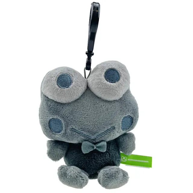 Hello Kitty Ash Monochrome Series Keroppi Plush Mascot Clip plysjklips 10 cm