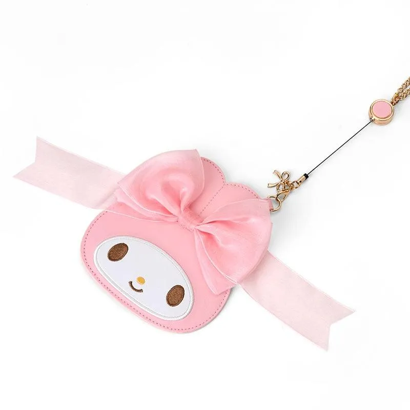 Hello Kitty 50th Anniversary Ribbon Series My Melody kortholder med nøkkelrull