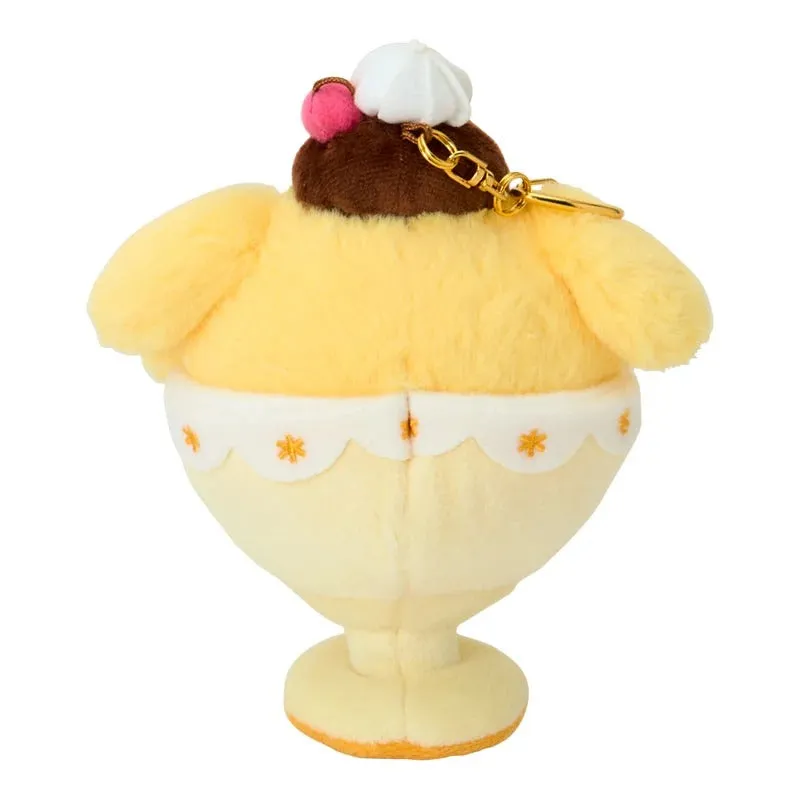 Hello Kitty 30th Anniversary Pompompurin Plush Mascot Keychain nøkkelring 15 cm