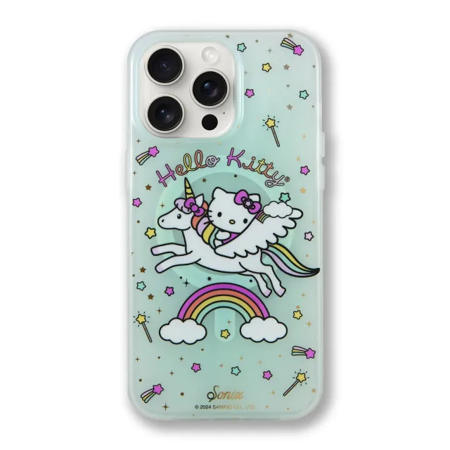 Hello Kitty x Sonix Unicorn iPhone-deksel iPhone 15, MagSafe