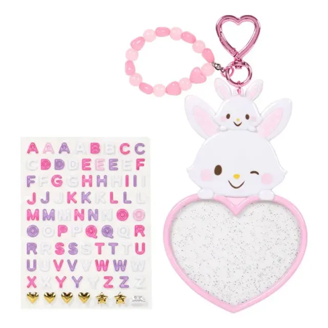 Hello Kitty Sanrio Character Award Series Wish me mell nøkkelring med klistremerker