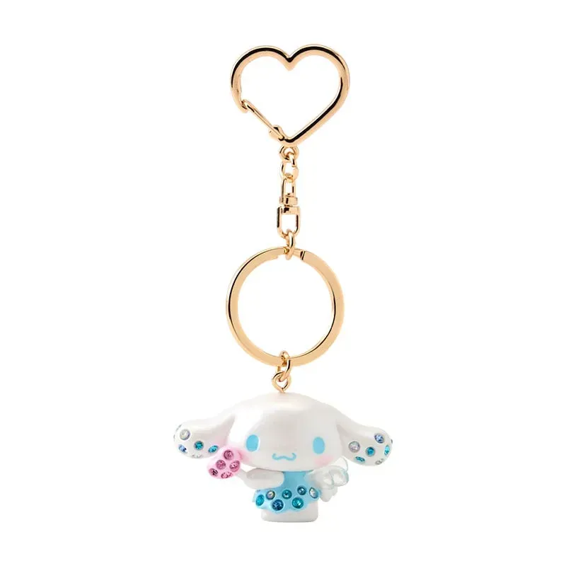 Hello Kitty Dreaming Angel Cinnamoroll Sparkle Keychain nøkkelring
