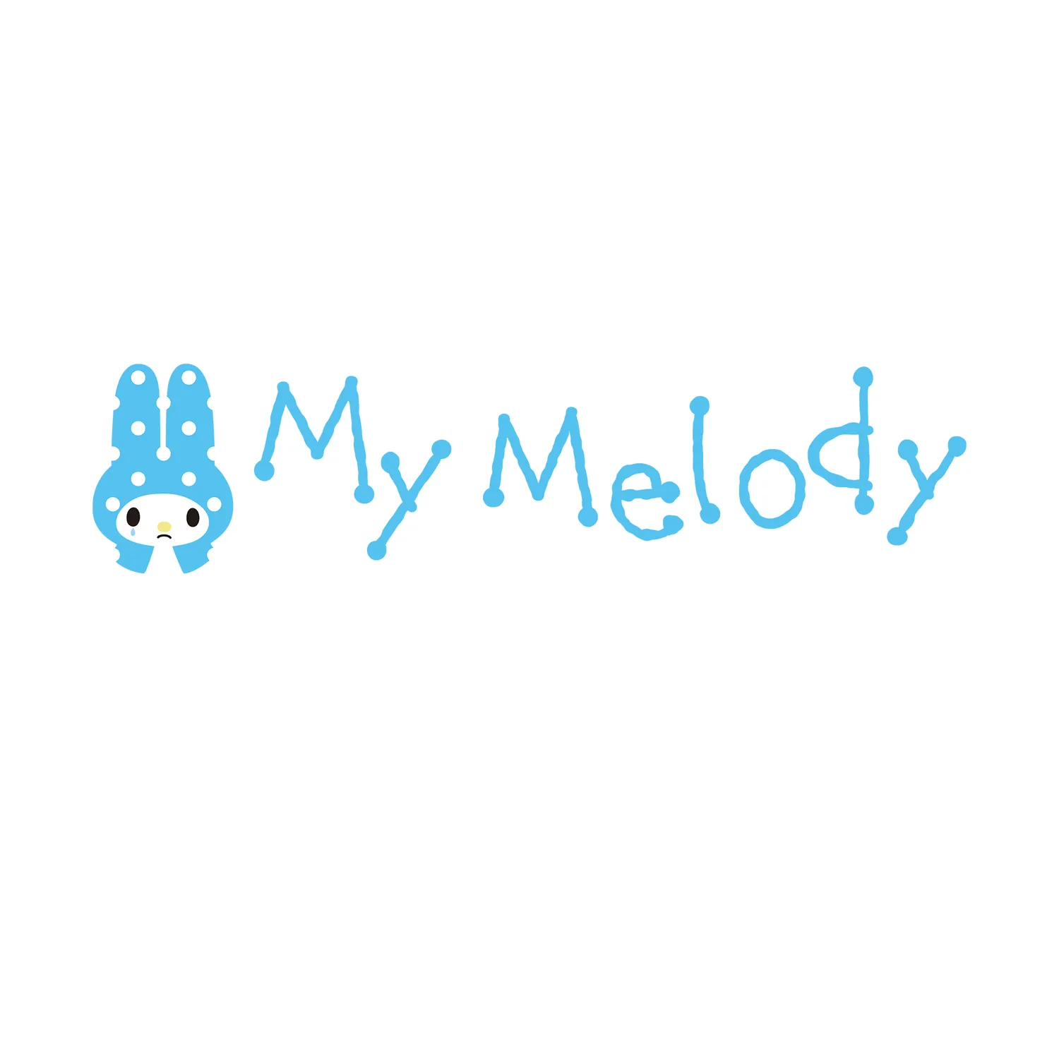 Hello Kitty My Melody Teardrop Logo Classic Crewneck collegegenser
