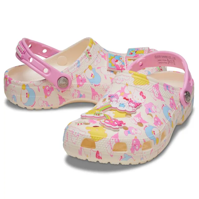 Hello Kitty and Friends x Crocs Adult Pastel Classic Clog sko Multi voksen