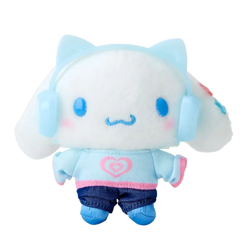 Hello Kitty Heisei Pop Cinnamoroll Plush Mascot nøkkelring