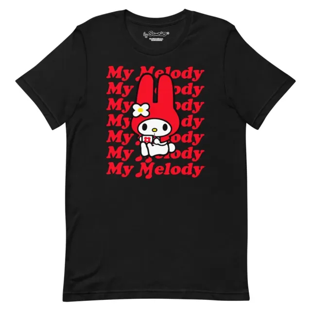 My Melody Red Logo T-skjorte svart XS