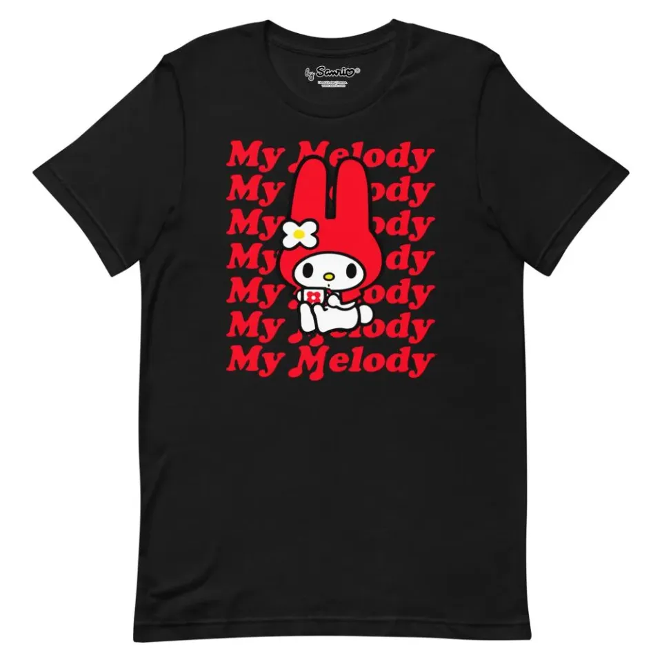 My Melody Red Logo T-skjorte svart XS