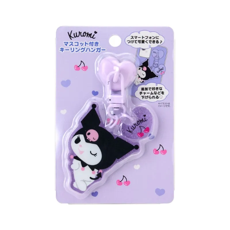 Hello Kitty Kuromi mobilcharm med selvklebende ring