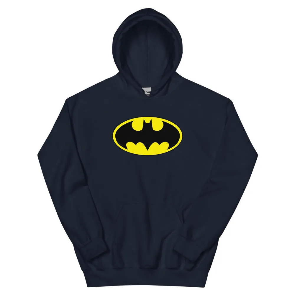 Batman Batman Logo Hoodie hettegenser svart myk bomullsblanding