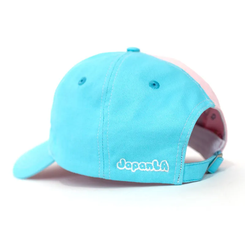 Hello Kitty LittleTwinStars x JapanLA Baseball Cap caps rosa/blå broderi