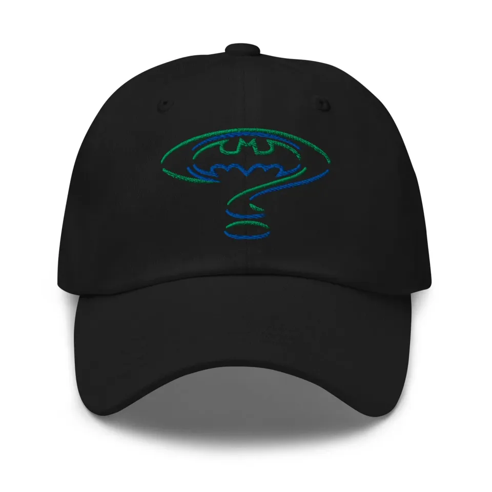 Batman Batman Forever caps svart brodert logo