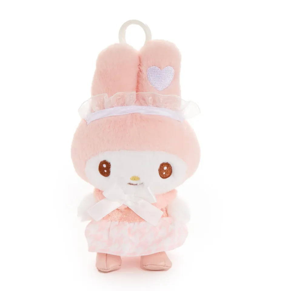 Hello Kitty My Melody Plush Mascot Charm kosedyranheng med volanger