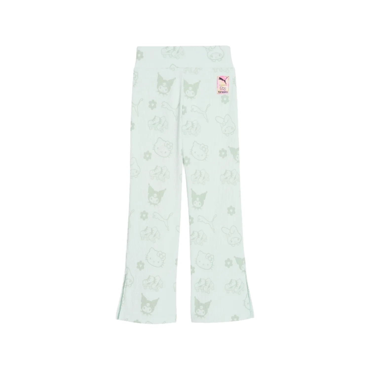 Hello Kitty and Friends x PUMA Kids Ribbed Flared Leggings Peaceful Blue