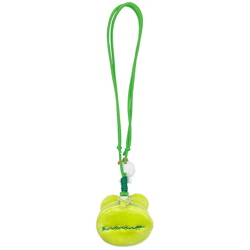 Hello Kitty Keroppi 2-Way Bestie Lanyard Pouch nøkkelbånd med pung