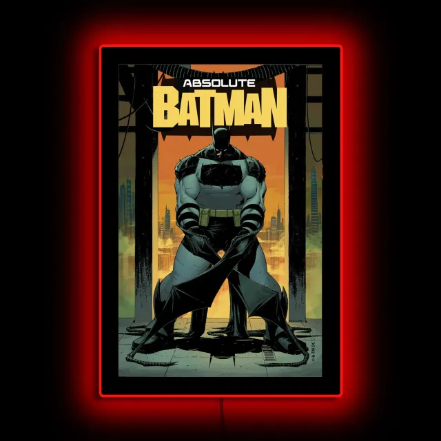 Batman Absolute Batman Brandlite LED-vegglampe