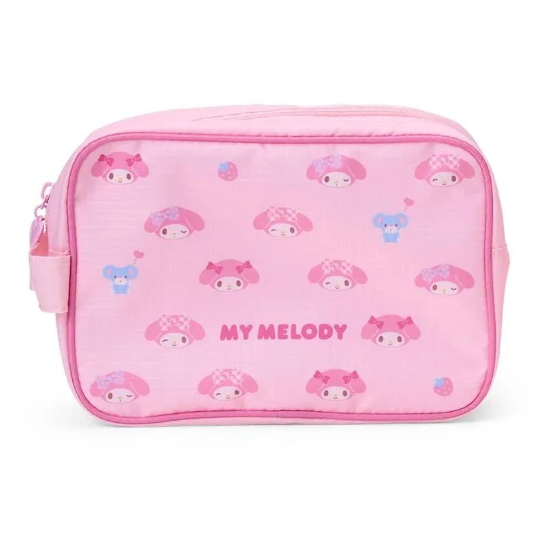 Hello Kitty My Melody 2-pakning reisevesker med glidelås