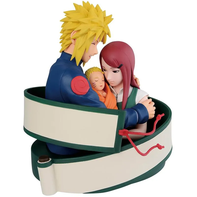Neo Tokyo 72 Series Minato, Kushina & Naruto figur 13 cm