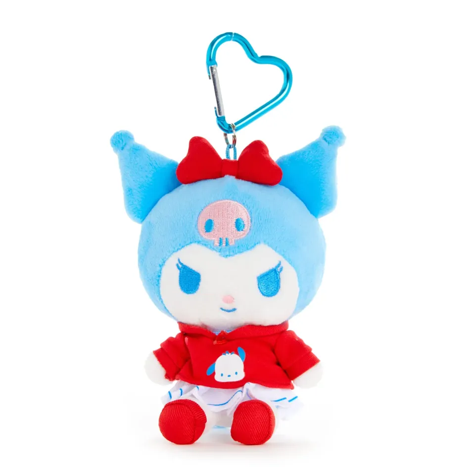 Hello Kitty Sanrio Friends Cosplay Series Kuromi Plush Mascot Keychain Pochacco