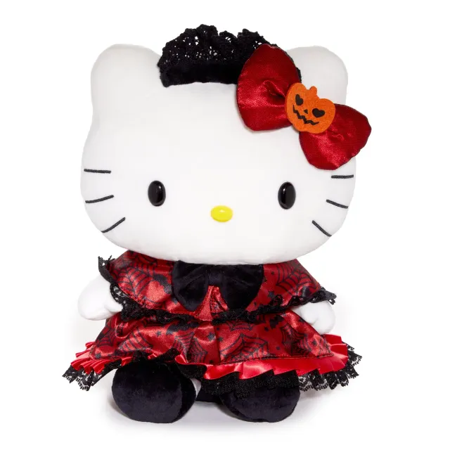 Hello Kitty Spooky Dress 10-tommers plysjbamse Halloween